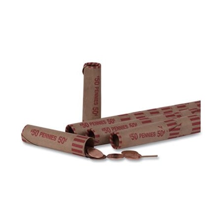 Mmf Industries COINTAINER, Preformed Tubular Coin Wrappers, Pennies, 1000PK 20001